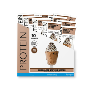 Kid's Protein Powder: Chocolate Brownie Batter (10 Single Serving Stick Packs)